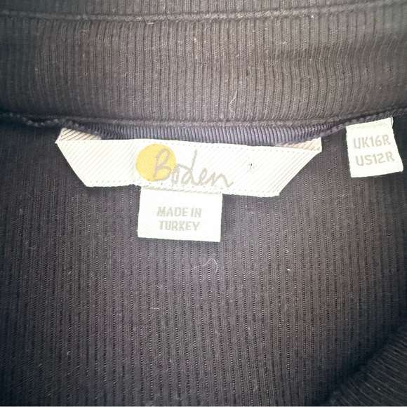 Boden Ruched Front Jersey Shirt Size 12R - Picture 14 of 16